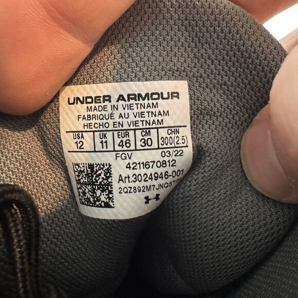 Under Armour UA Stellar G2 6" Tactical Black‎ Boots 3025578-100 Mens 12 NEW - Picture 8 of 8